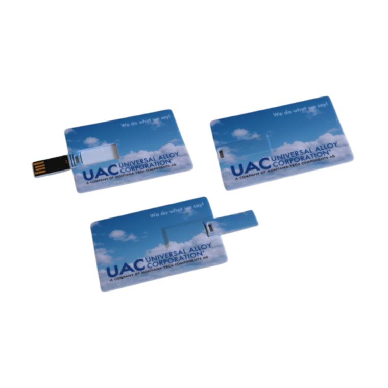 Stickuri USB card personalizate 