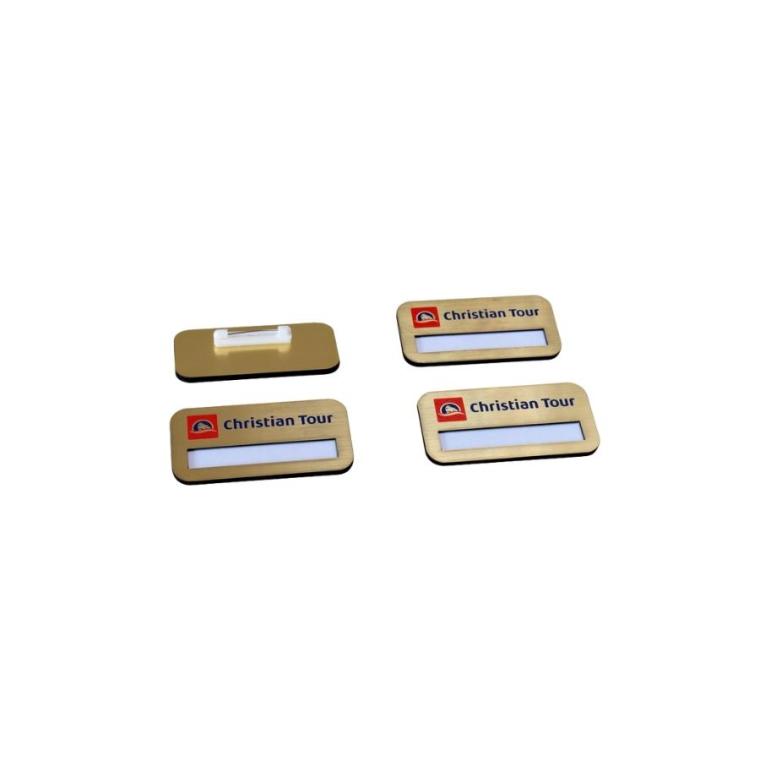 Ecusoane din plastic cu fereastră 75 x 45 mm