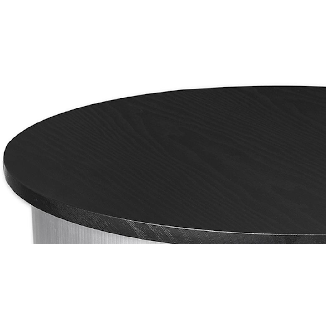 Masă sampling - promo desk, info desk, pop-up counter Promo 1 cu raft - oval