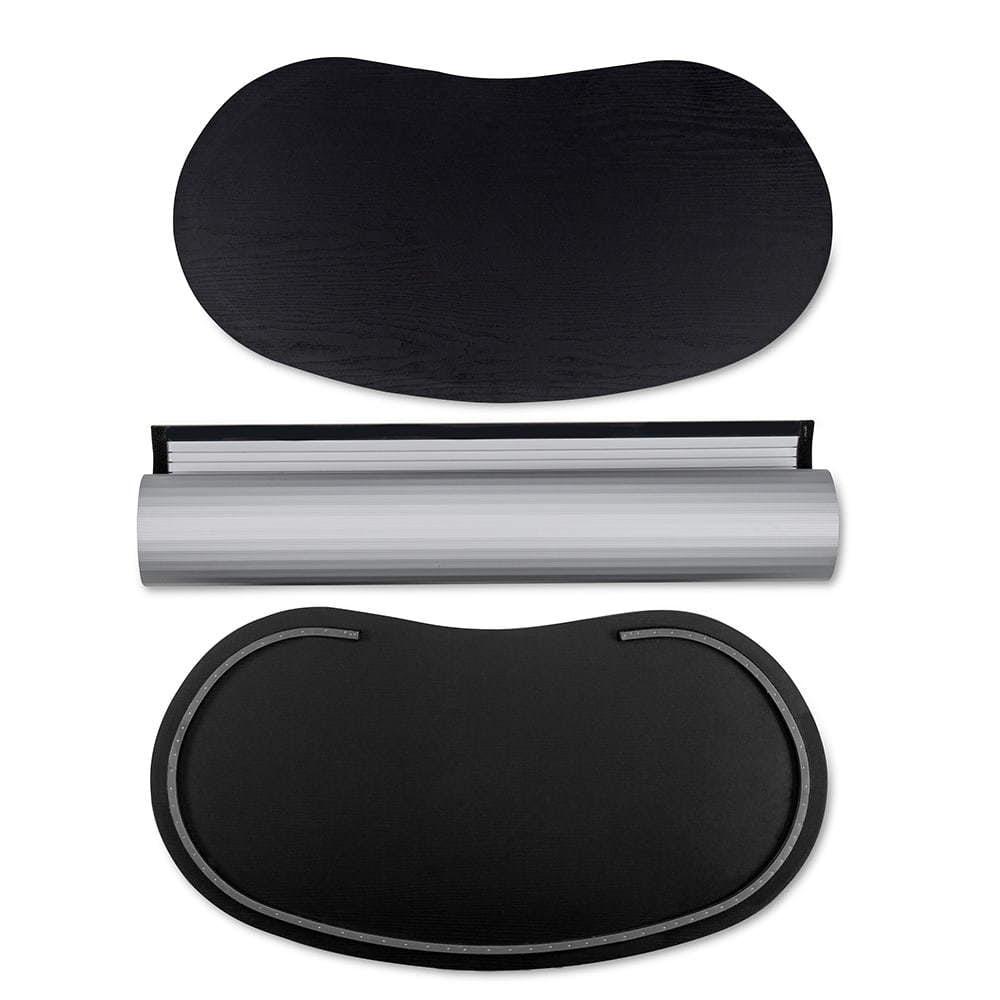 Masă sampling - promo desk, info desk, pop-up counter Promo 2 - formă „rinichi”