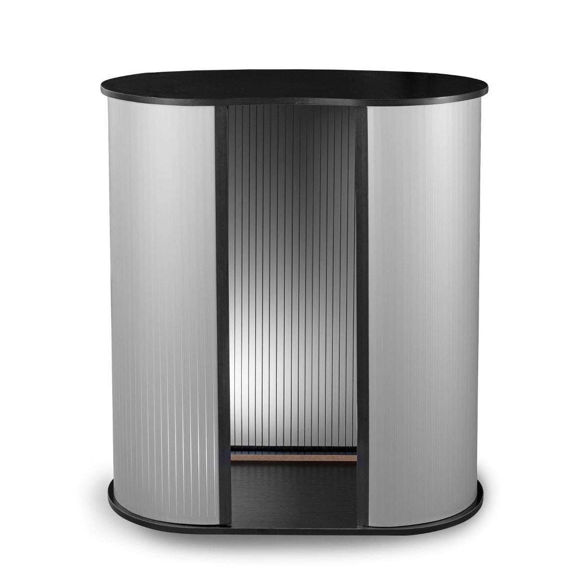 Masă sampling - promo desk, info desk, pop-up counter Promo 2 - formă „rinichi”