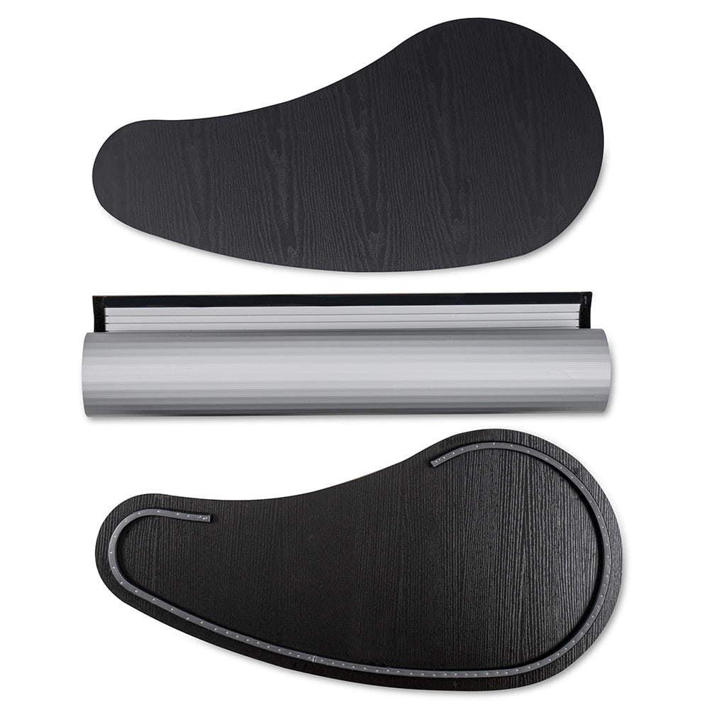 Masă sampling - promo desk, info desk, pop-up counter Promo 3 - formă „lacrimă”