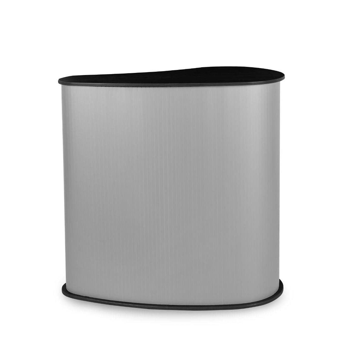 Masă sampling - promo desk, info desk, pop-up counter Promo 3 - formă „lacrimă”