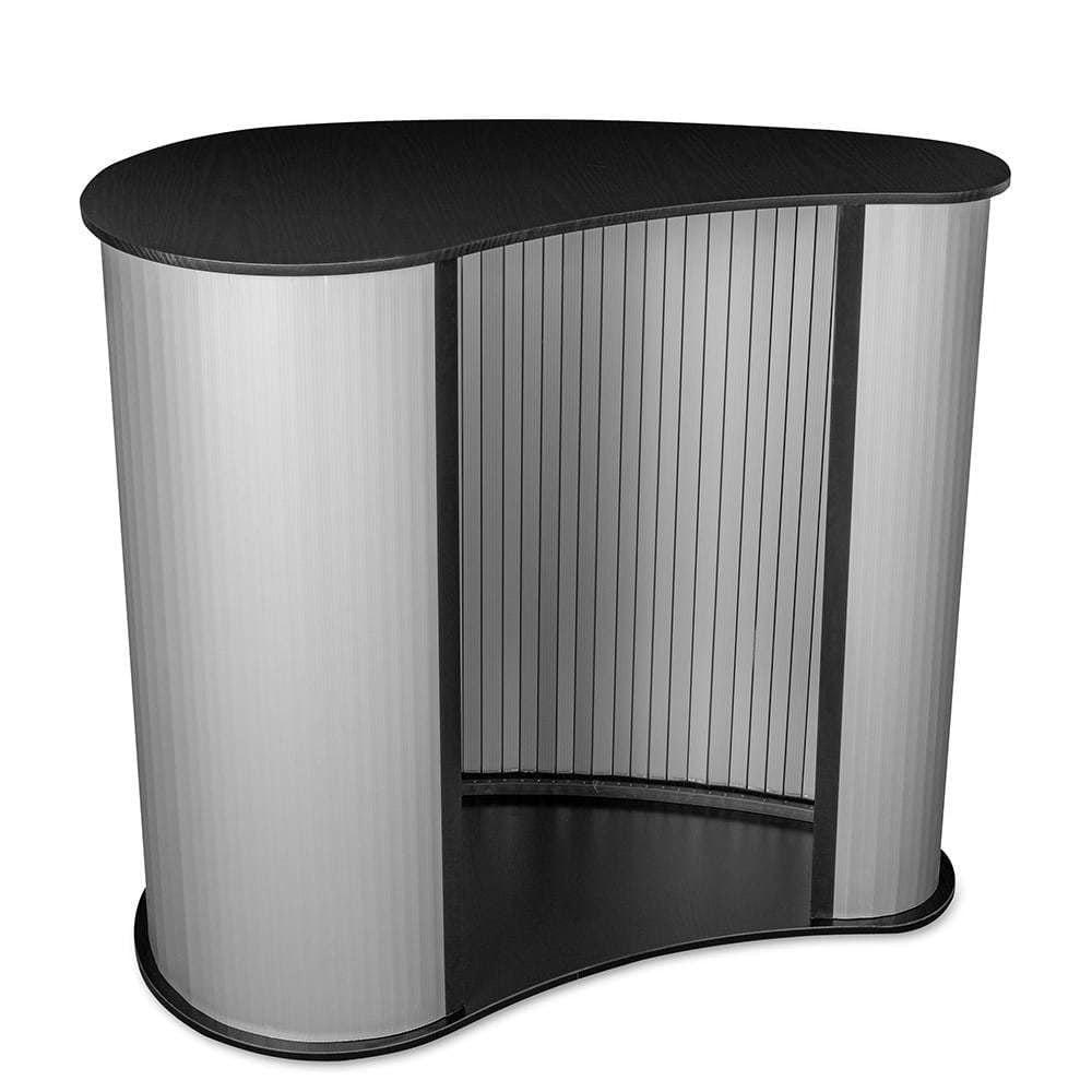 Masă sampling - promo desk, info desk, pop-up counter Promo 3 - formă „lacrimă”