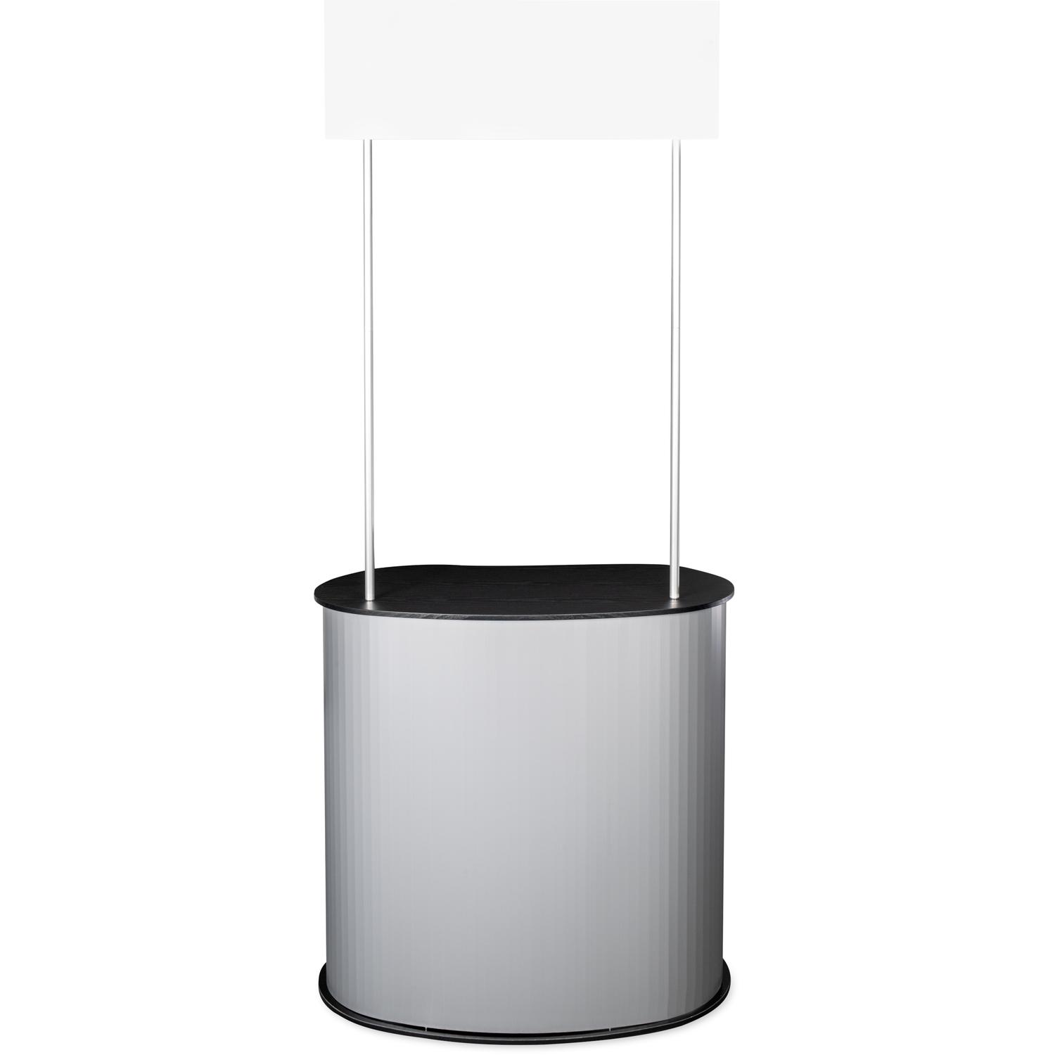 Masă sampling - promo desk, info desk, pop-up counter Promo 2 Plus cu raft