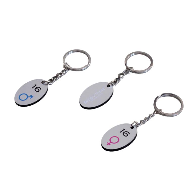 Brelocuri din plastic personalizate