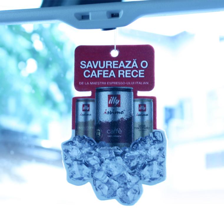 Odorizante auto din carton absorbant personalizate 