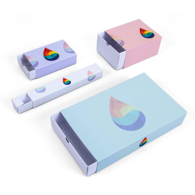 Cutii din carton standard glisante 