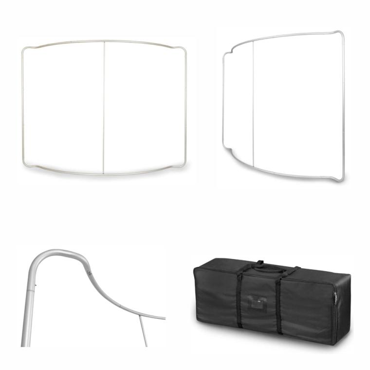 Sistem de expunere tip pop-up textil - CURB 300 x 230 cm