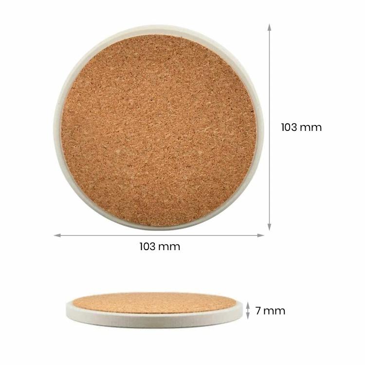 Suporturi ceramice pentru pahare Rotund diametru 103 mm