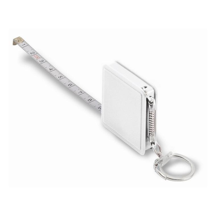 Ruletă cu breloc / 1 metru WATFORD Alb
