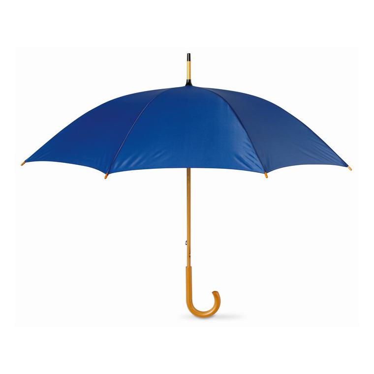 Umbrelă cu mâner din lemn CALA Albastru