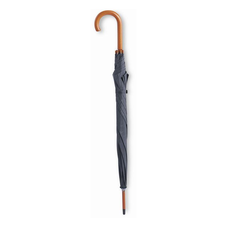 Umbrelă cu mâner din lemn CALA Gri