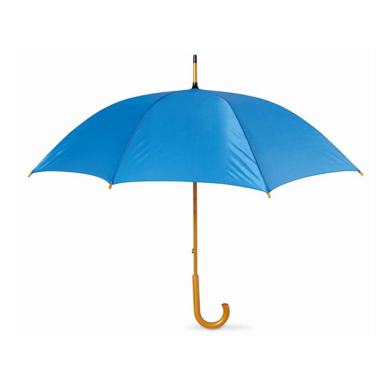 Umbrelă cu mâner din lemn CALA Albastru regal