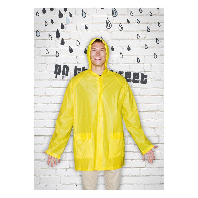 Impermeabil cu glugă. PVC BLADO Galben