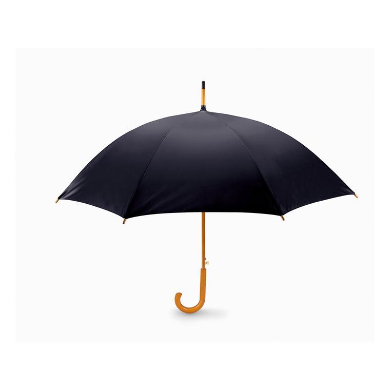 Umbrelă automată/ mâner lemn CUMULI Negru