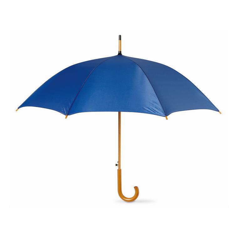 Umbrelă automată/ mâner lemn CUMULI Albastru