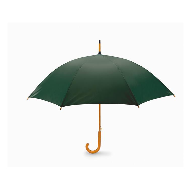 Umbrelă automată/ mâner lemn CUMULI Verde