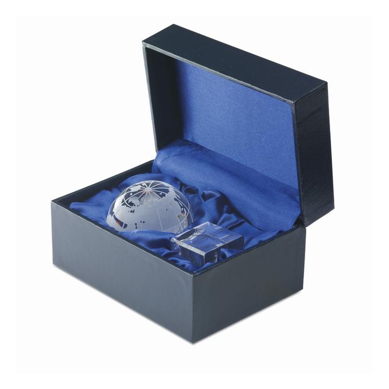 Press-papier din cristal MUNDI Transparent