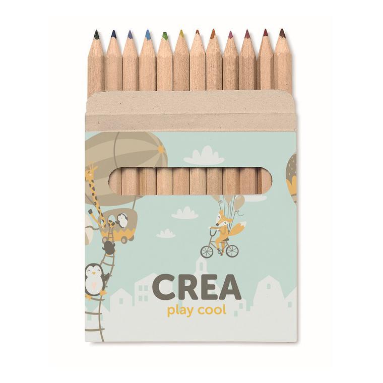 Set de 12 creioane colorate ARCOLOR Maro