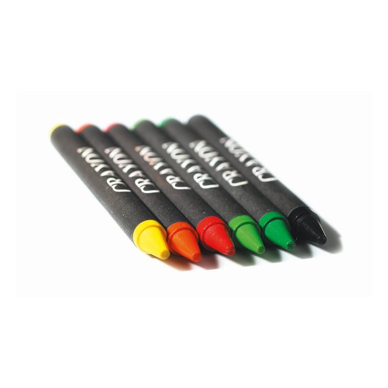 Set de 6 creioane cerate BRABO Multicolor
