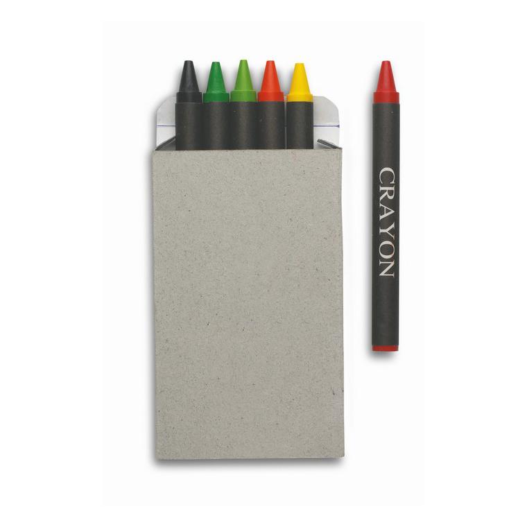 Set de 6 creioane cerate BRABO Multicolor