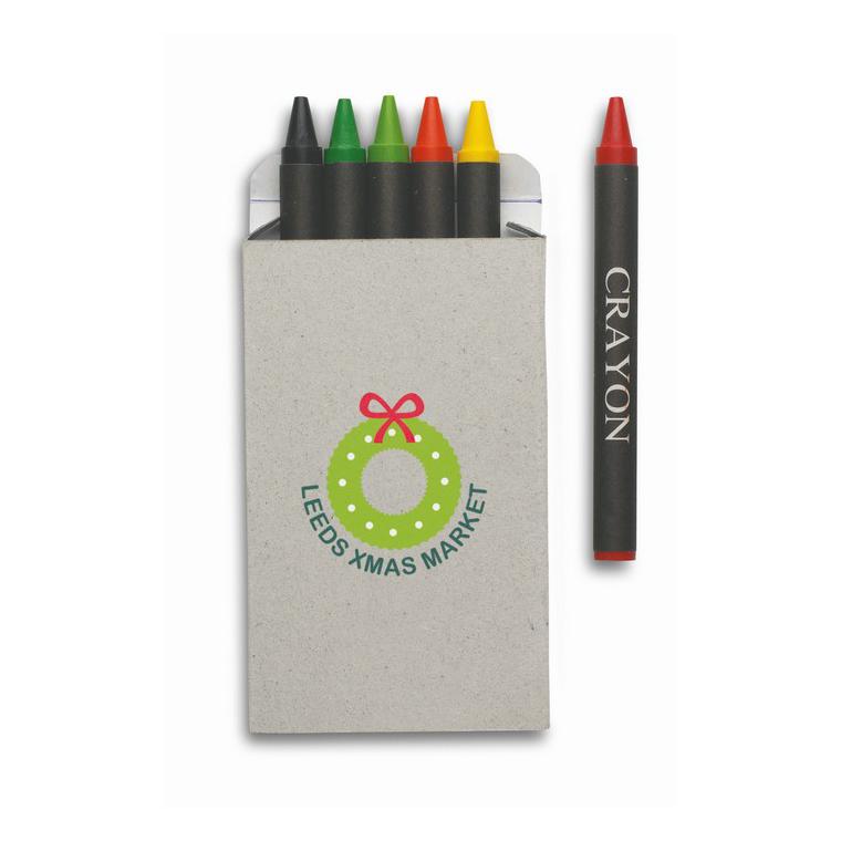 Set de 6 creioane cerate BRABO Multicolor