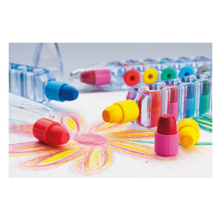 Set de 6 creioane cerate MAGIC Transparent