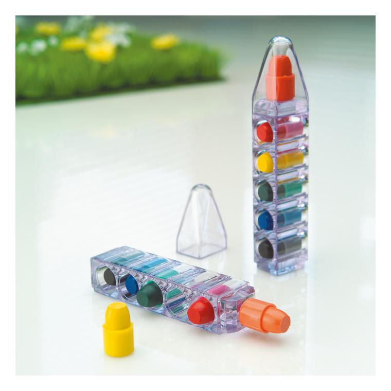 Set de 6 creioane cerate MAGIC Transparent