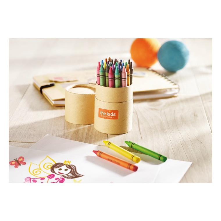 30 creioane cerate STRIPER Bej