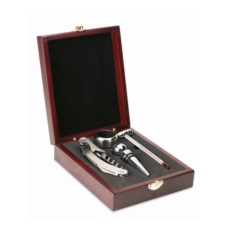 Set elegant pentru vin PREMIUM Argintiu