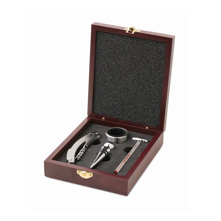 Set elegant pentru vin PREMIUM Argintiu