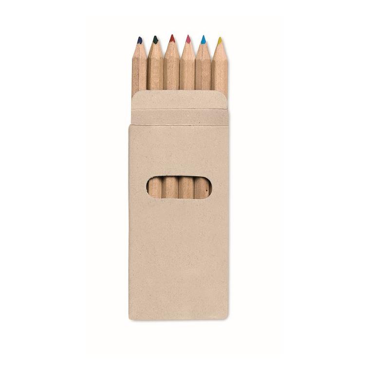 6 creioane colorate ABIGAIL 