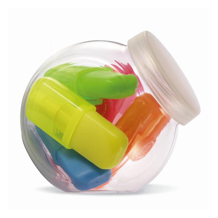 5 textmarkere în cutie mică FUN FOR FIVE Multicolor