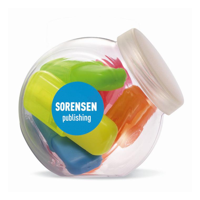 5 textmarkere în cutie mică FUN FOR FIVE Multicolor