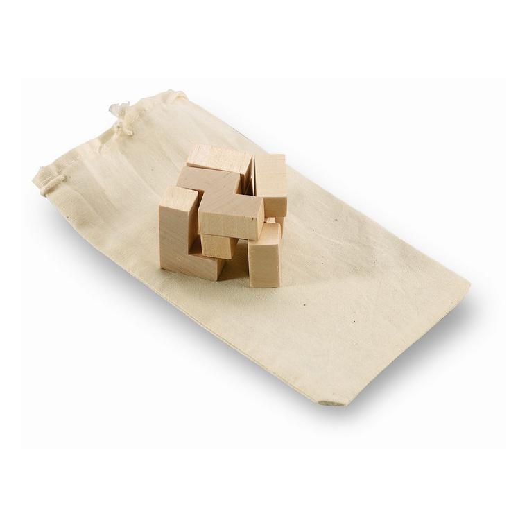 Puzzle 7 piese din lemn TRIKESNATS Natur