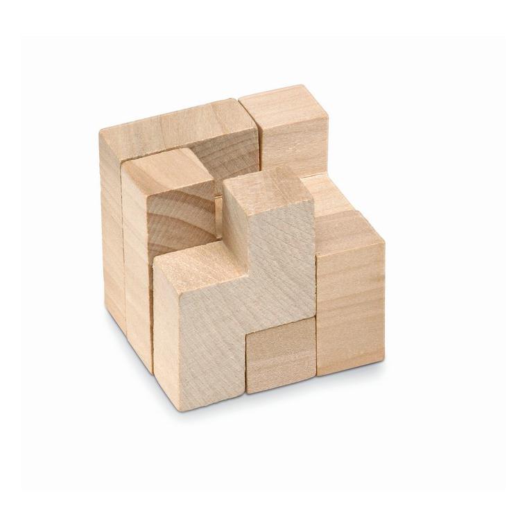 Puzzle 7 piese din lemn TRIKESNATS Natur