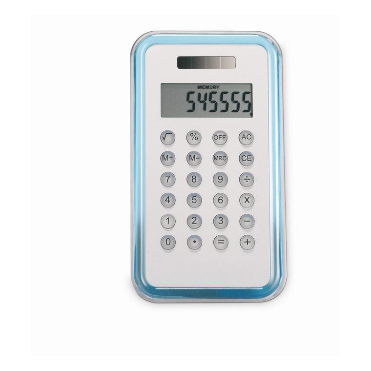 Calculator cu 8 cifre CULCA Albastru transparent
