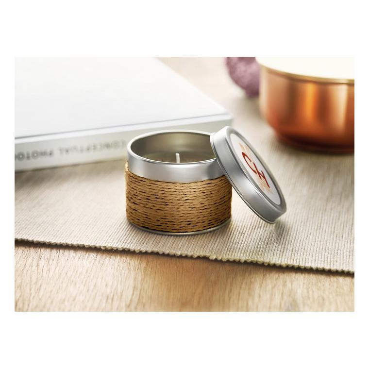 Lumânăre parfumată în cutie DELICIOUS Maro