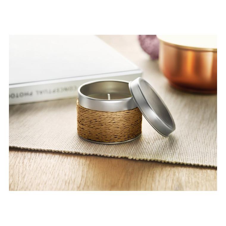 Lumânăre parfumată în cutie DELICIOUS Maro