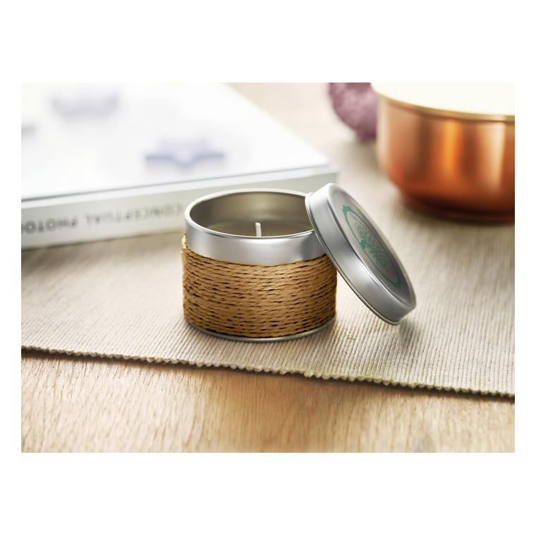 Lumânăre parfumată în cutie DELICIOUS Maro