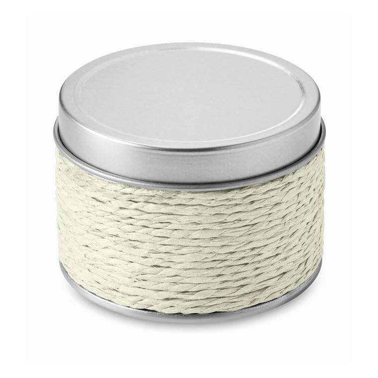 Lumânăre parfumată în cutie DELICIOUS Alb