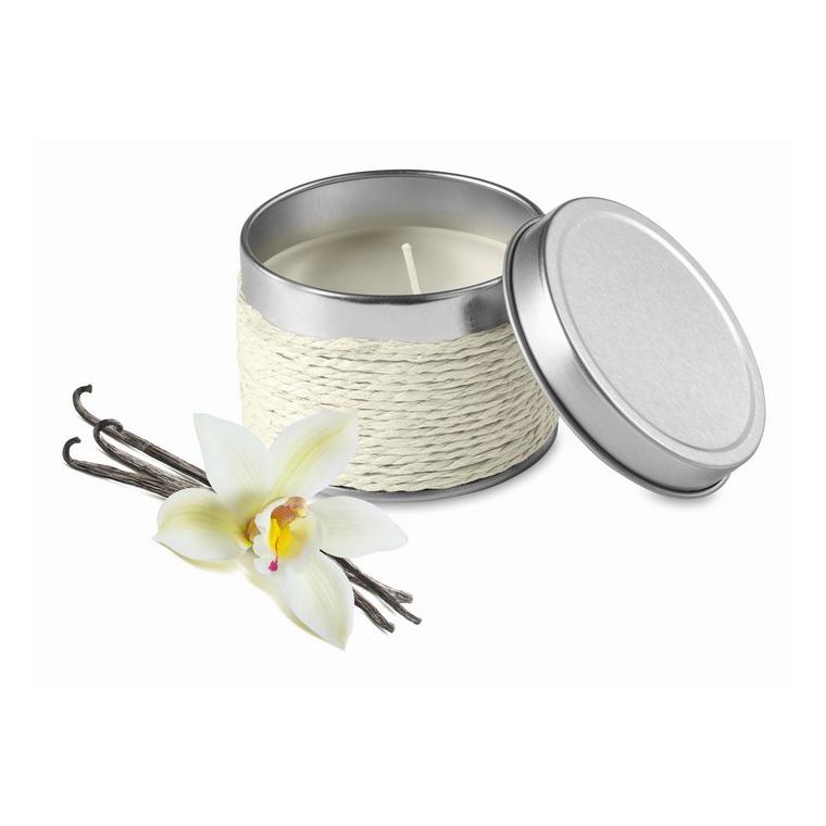 Lumânăre parfumată în cutie DELICIOUS Alb