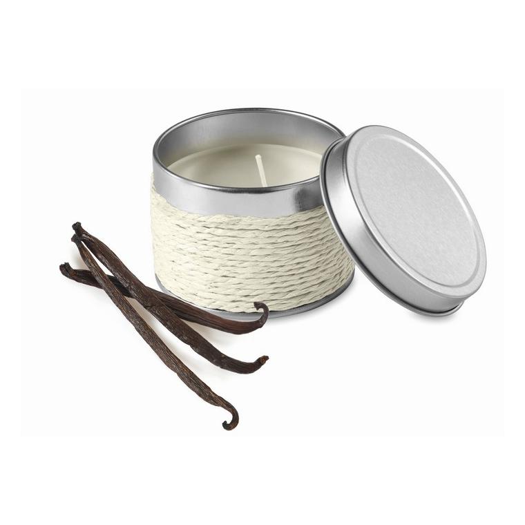 Lumânăre parfumată în cutie DELICIOUS Alb