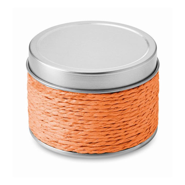 Lumânăre parfumată în cutie DELICIOUS Portocaliu