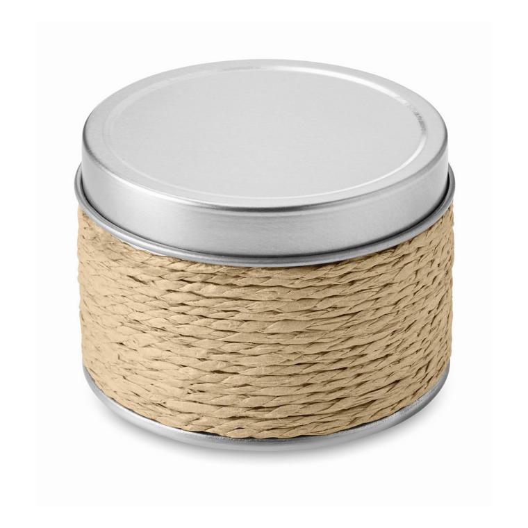 Lumânăre parfumată în cutie DELICIOUS Bej