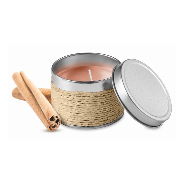 Lumânăre parfumată în cutie DELICIOUS Bej