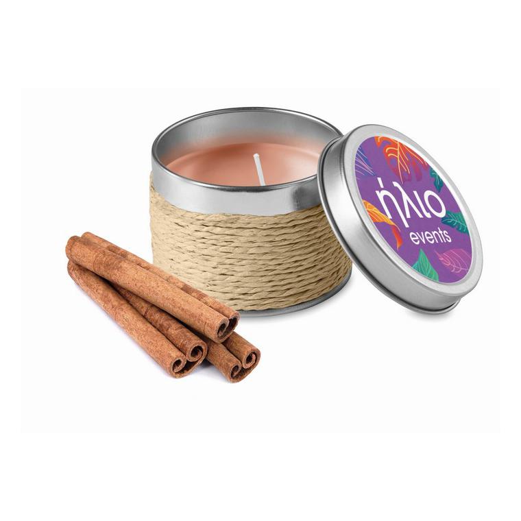 Lumânăre parfumată în cutie DELICIOUS Bej