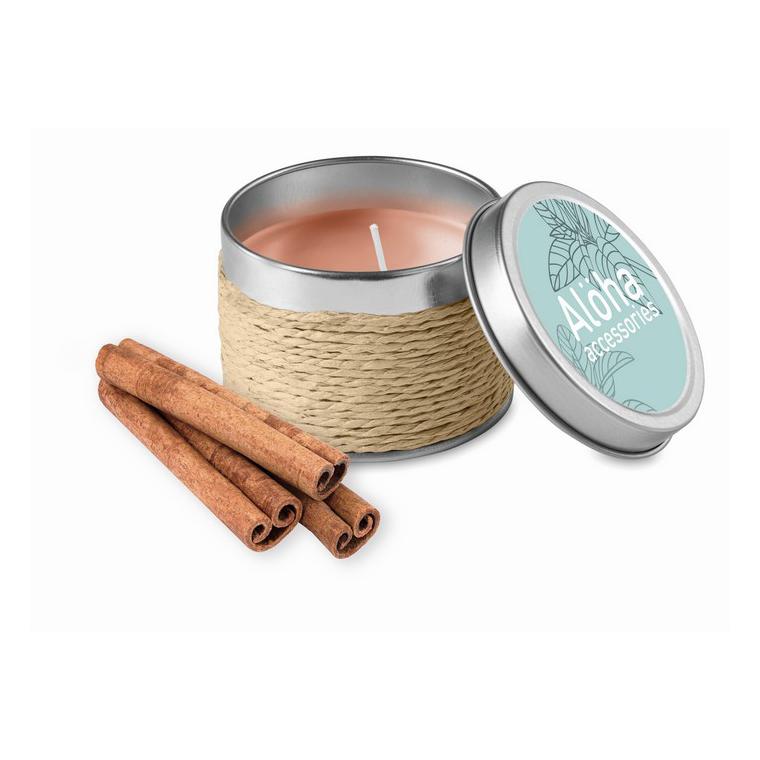 Lumânăre parfumată în cutie DELICIOUS Bej