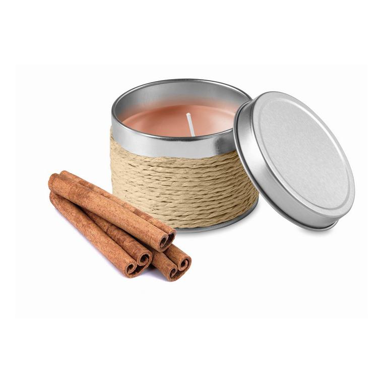 Lumânăre parfumată în cutie DELICIOUS Bej